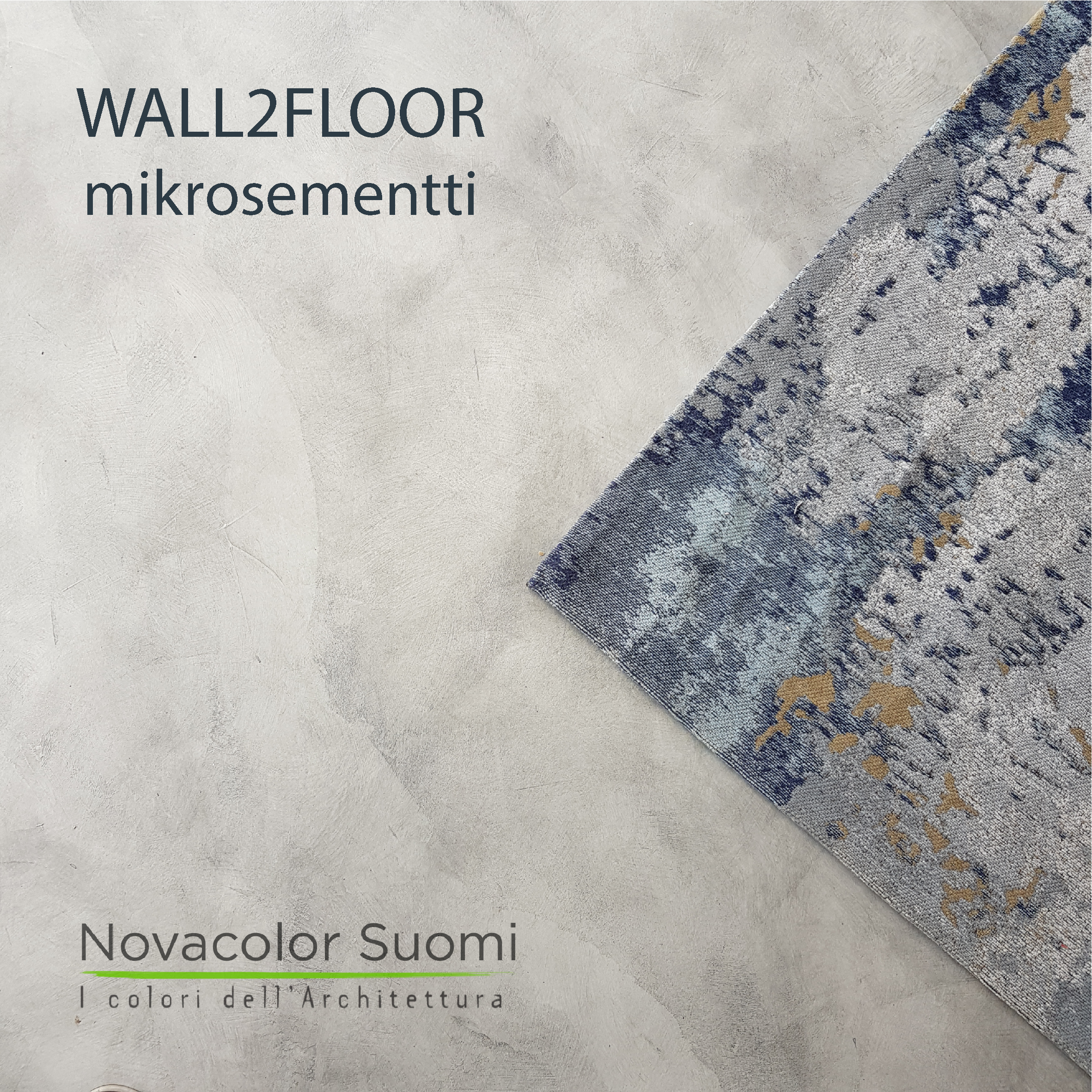 Novacolor Wall2Floor - mikrosementti Pori asuntomessukohde 23 Luoto, pieni